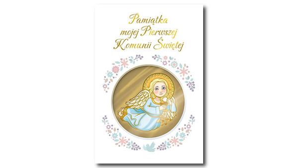 Pamiątka mojej Pierwszej Komunii Świętej + zawieszka z aniołkiem Pamietka1