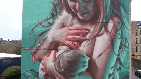 Mural karmiaca matka