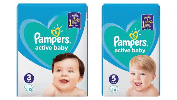Pampers active baby suche do rana